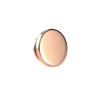 Round Rose Gold Engravable Lapel Pin Lapel Pin Clinks Default