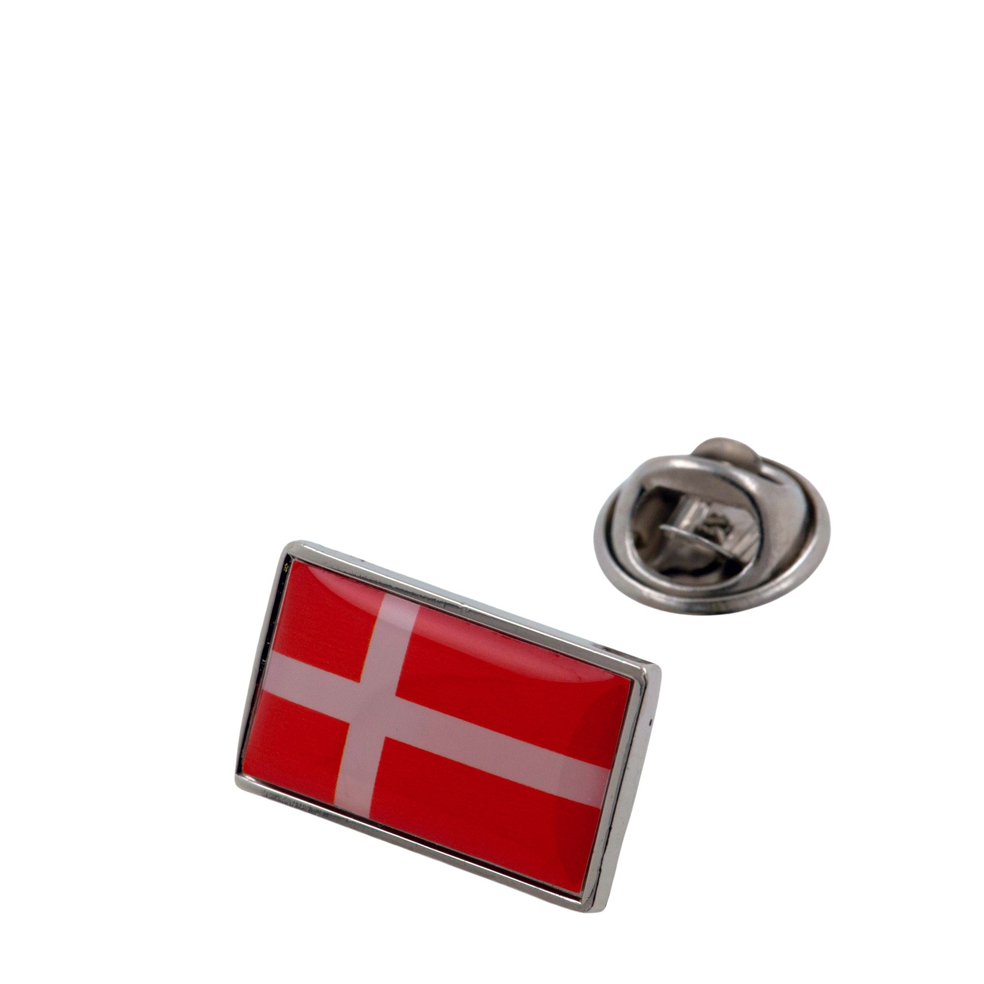 Flag of Denmark Lapel Pin Lapel Pin Clinks 