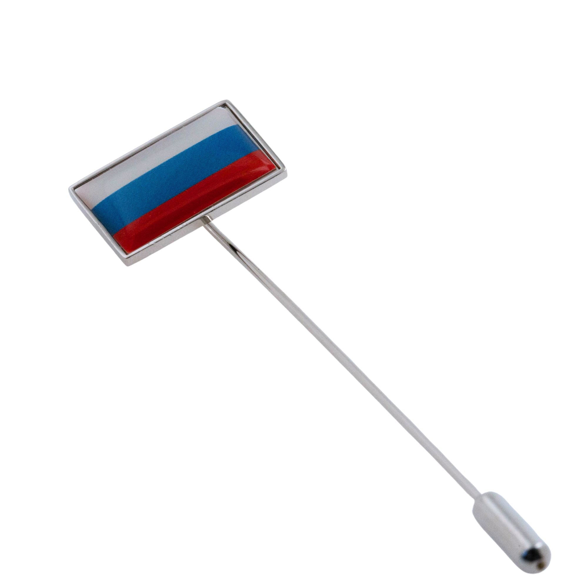 Flag of Russia Stick Pin Lapel Pin Clinks 