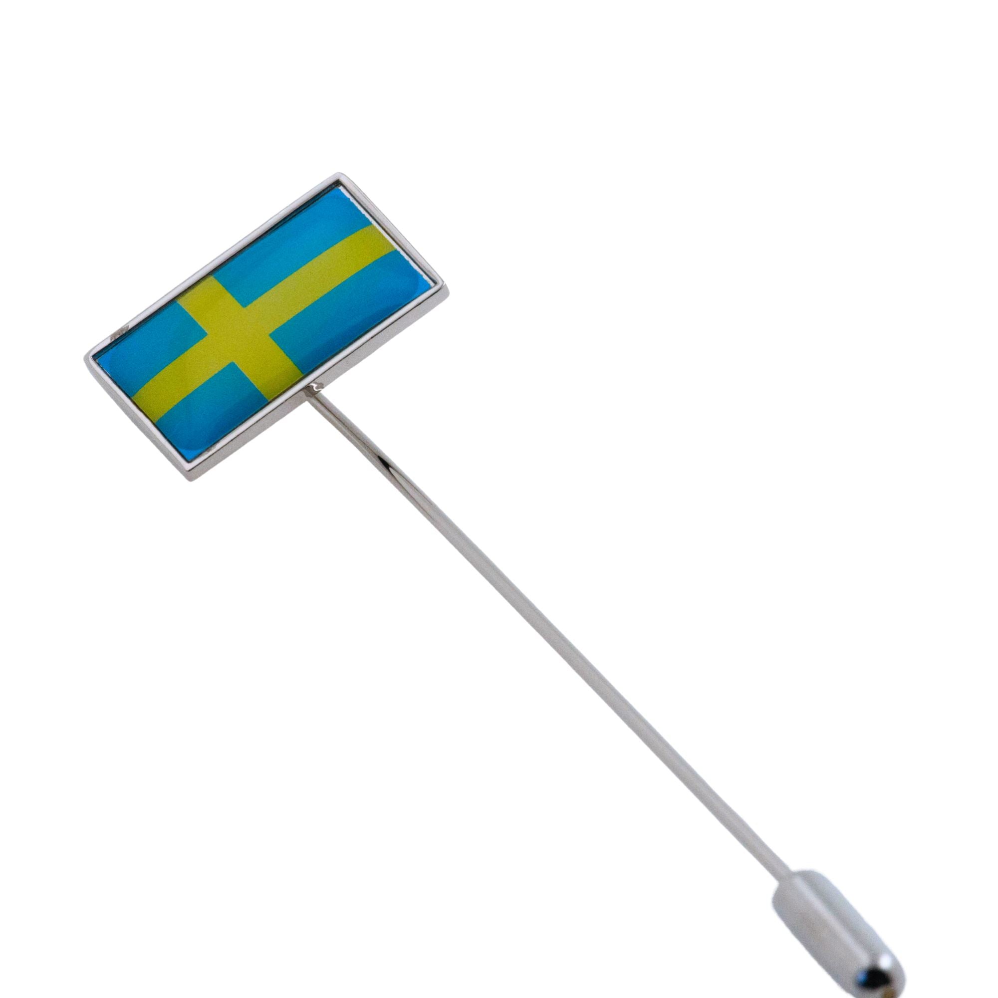 Flag of Sweden Stick Pin Lapel Pin Clinks 