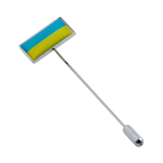 Flag of Ukraine Stick Pin Lapel Pin Clinks 