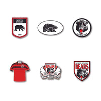 North Sydney Bears Logo NRL Pin Set Lapel Pin Clinks Default