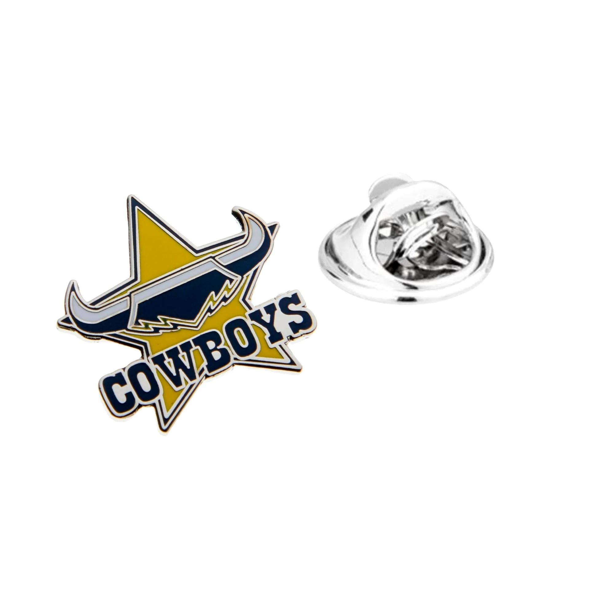 North Queensland Cowboys Logo NRL Pin Lapel Pin Clinks Default 