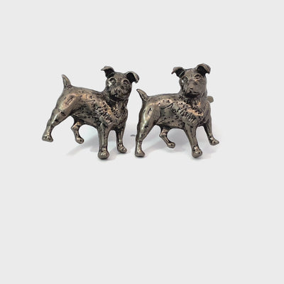 Antique Jack Russel Cufflinks