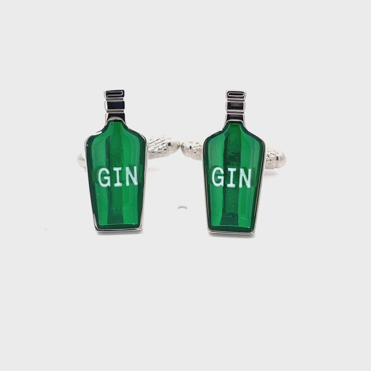 Gin Bottle Cufflinks