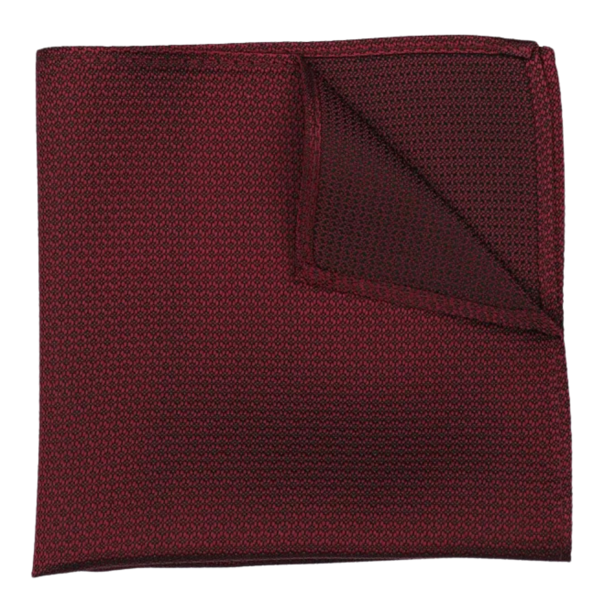 Wine Silk Texture Pocket Square