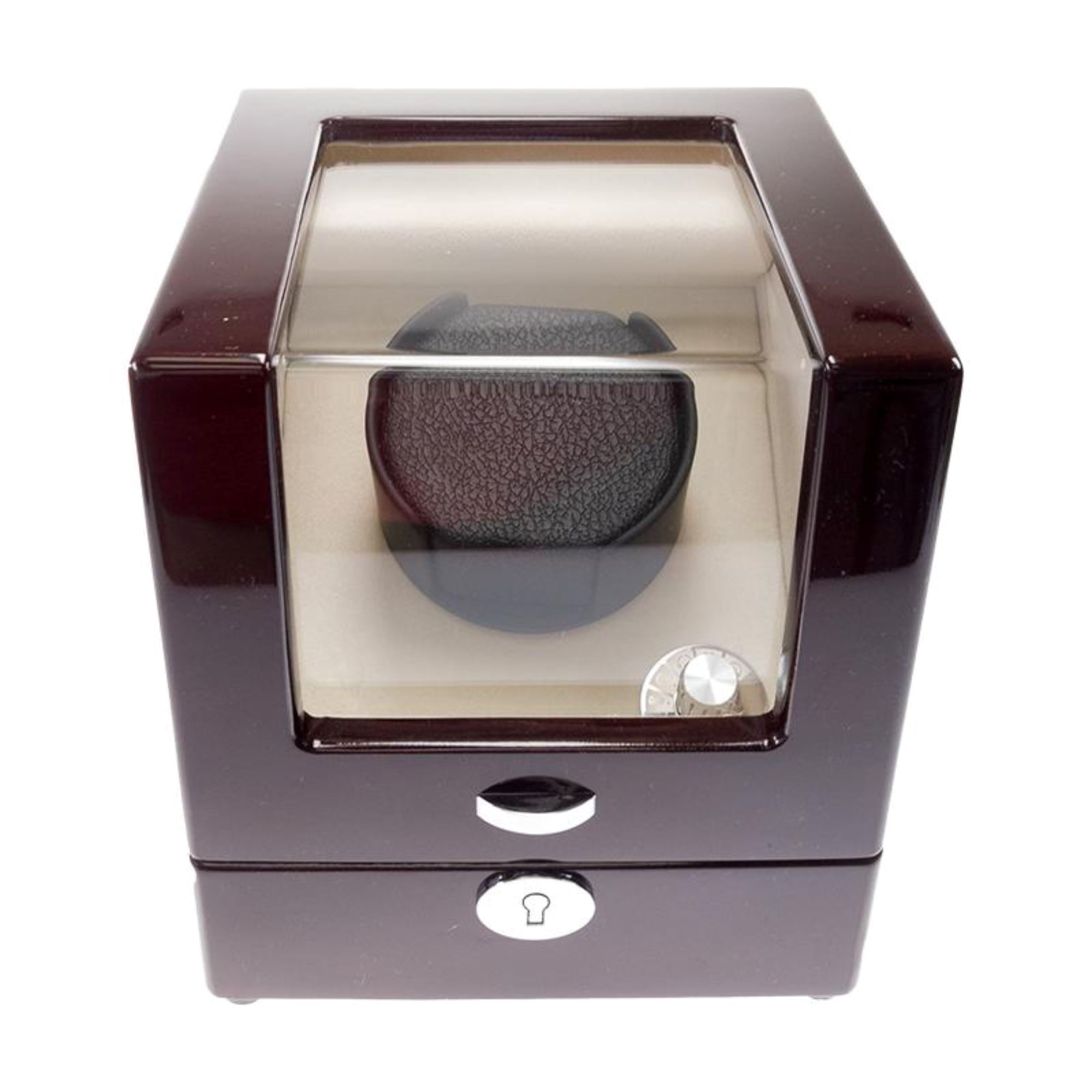 Seconds - Waratah Watch Winder Box for 1 Watch in Mahogany (c) Seconds Clinks 