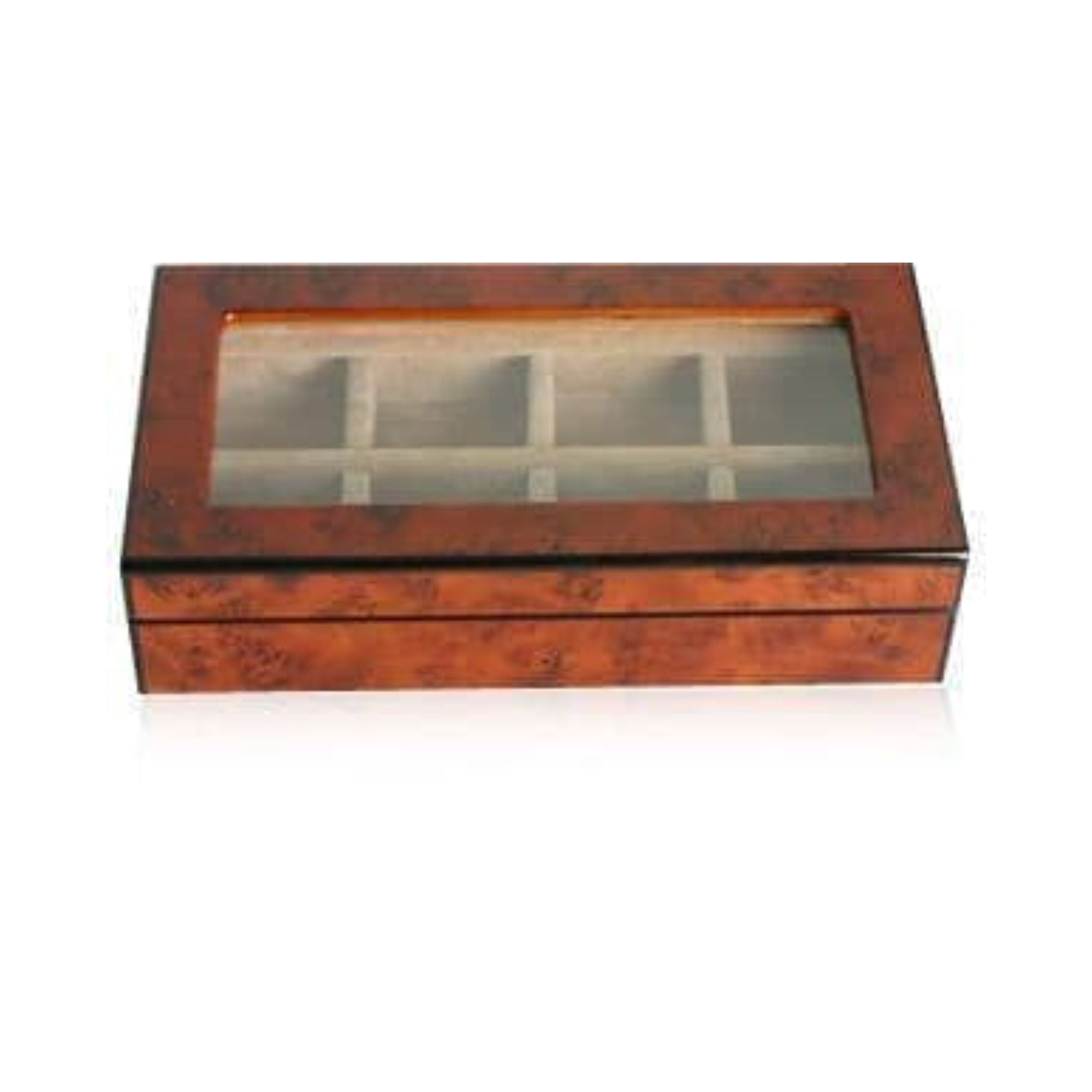 Seconds - 8 Pair Wooden (Elm Burl) Storage Box Seconds Clinks Australia 