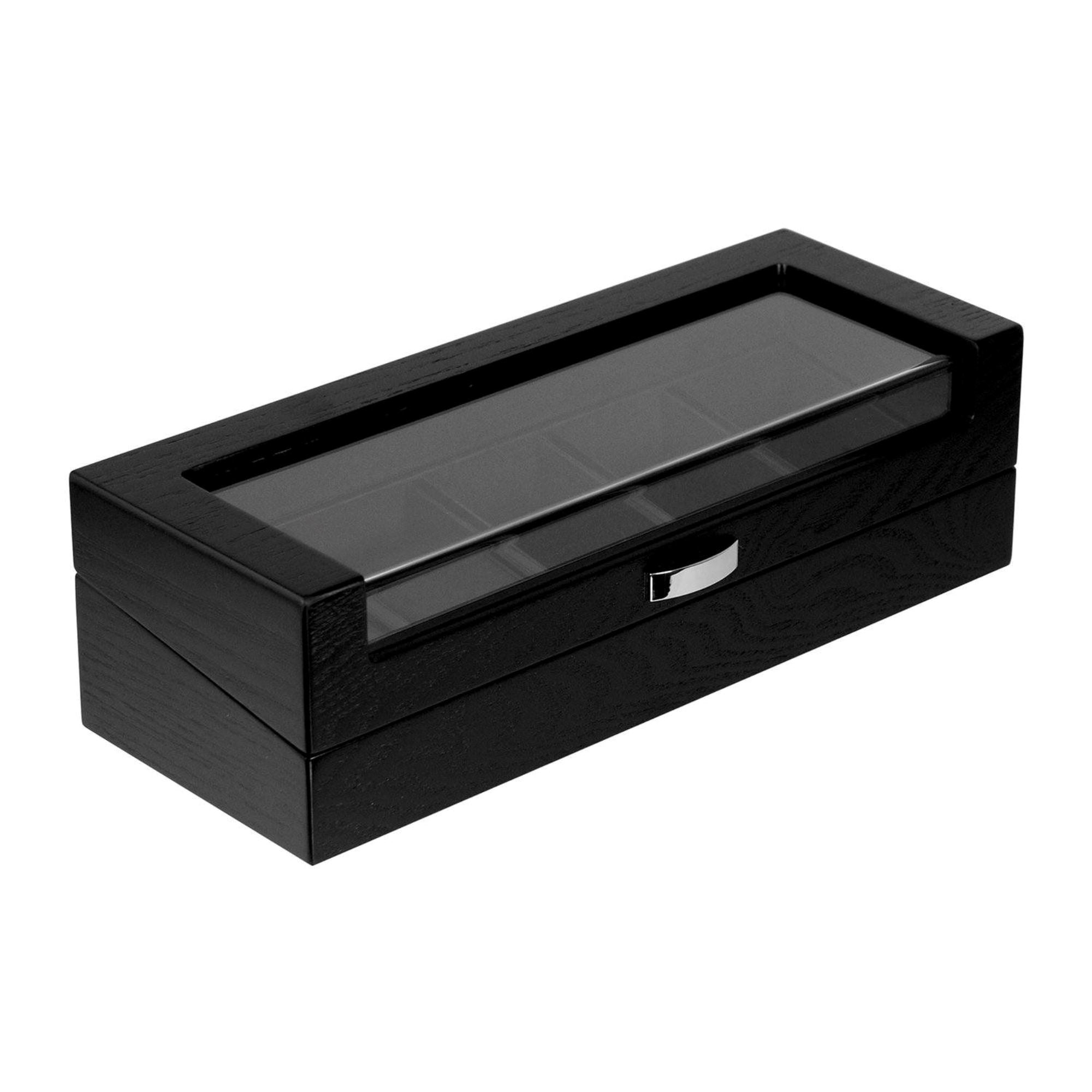 Seconds - 5 Slots Wooden Storage Watch Box (a) Seconds Clinks 