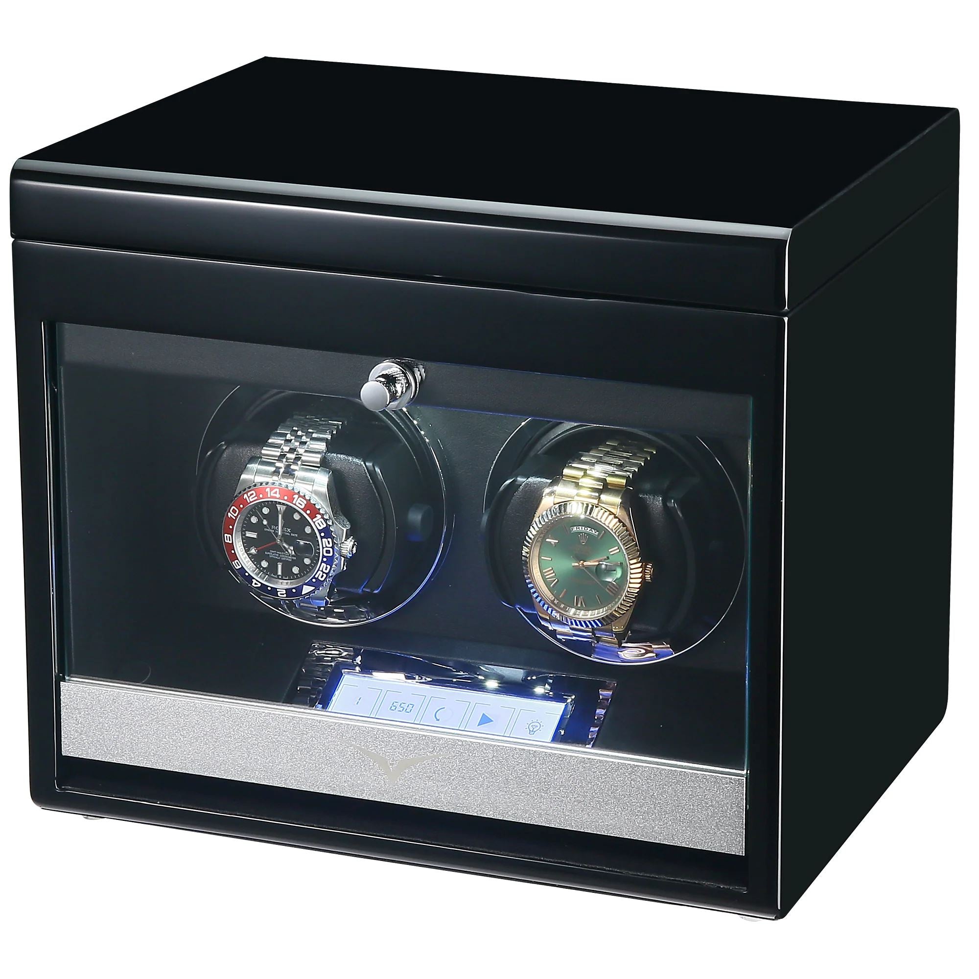 Seconds - Vancouver Watch Winder for 2 Black Seconds Clinks 