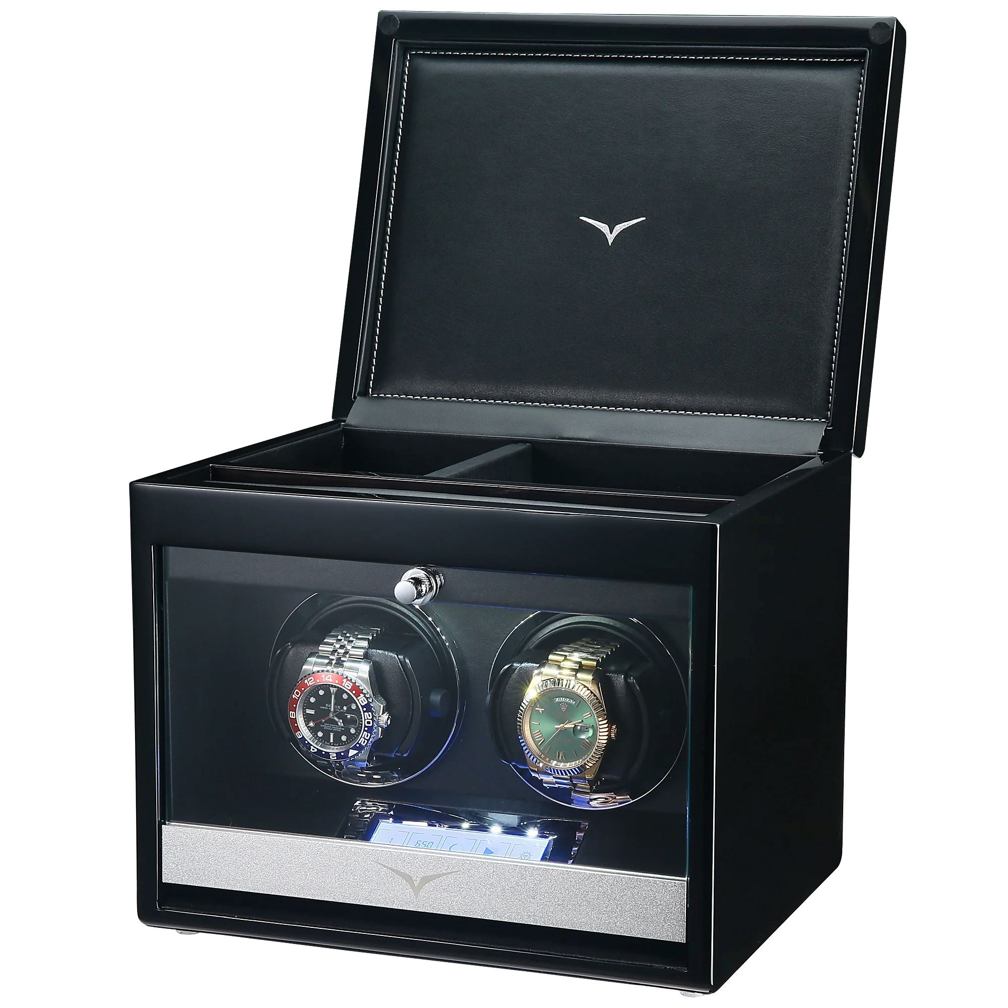 Seconds - Vancouver Watch Winder for 2 Black (a) Seconds Clinks 
