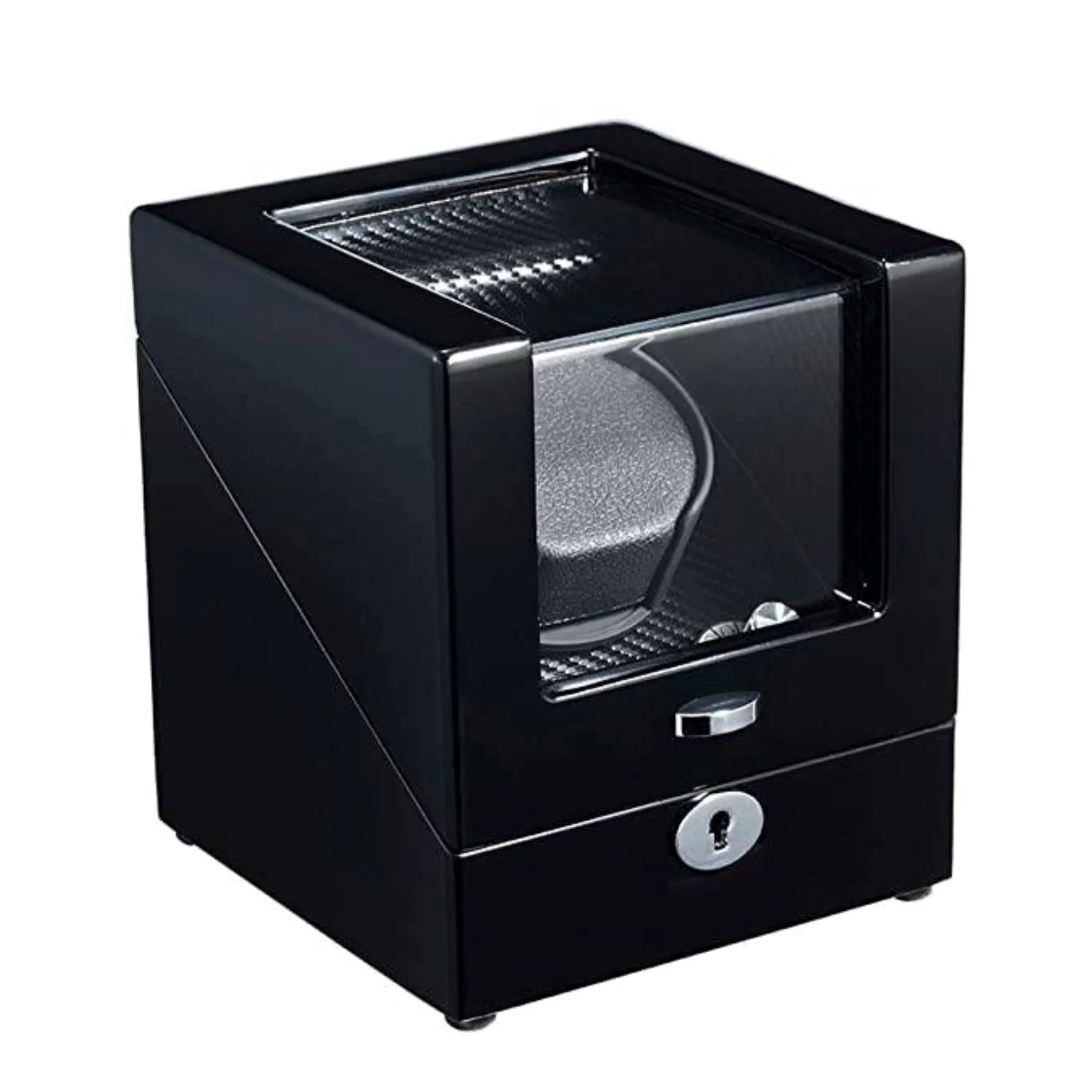 Seconds - Waratah Watch Winder Box for 1 Watch in Black (e) Seconds Clinks 