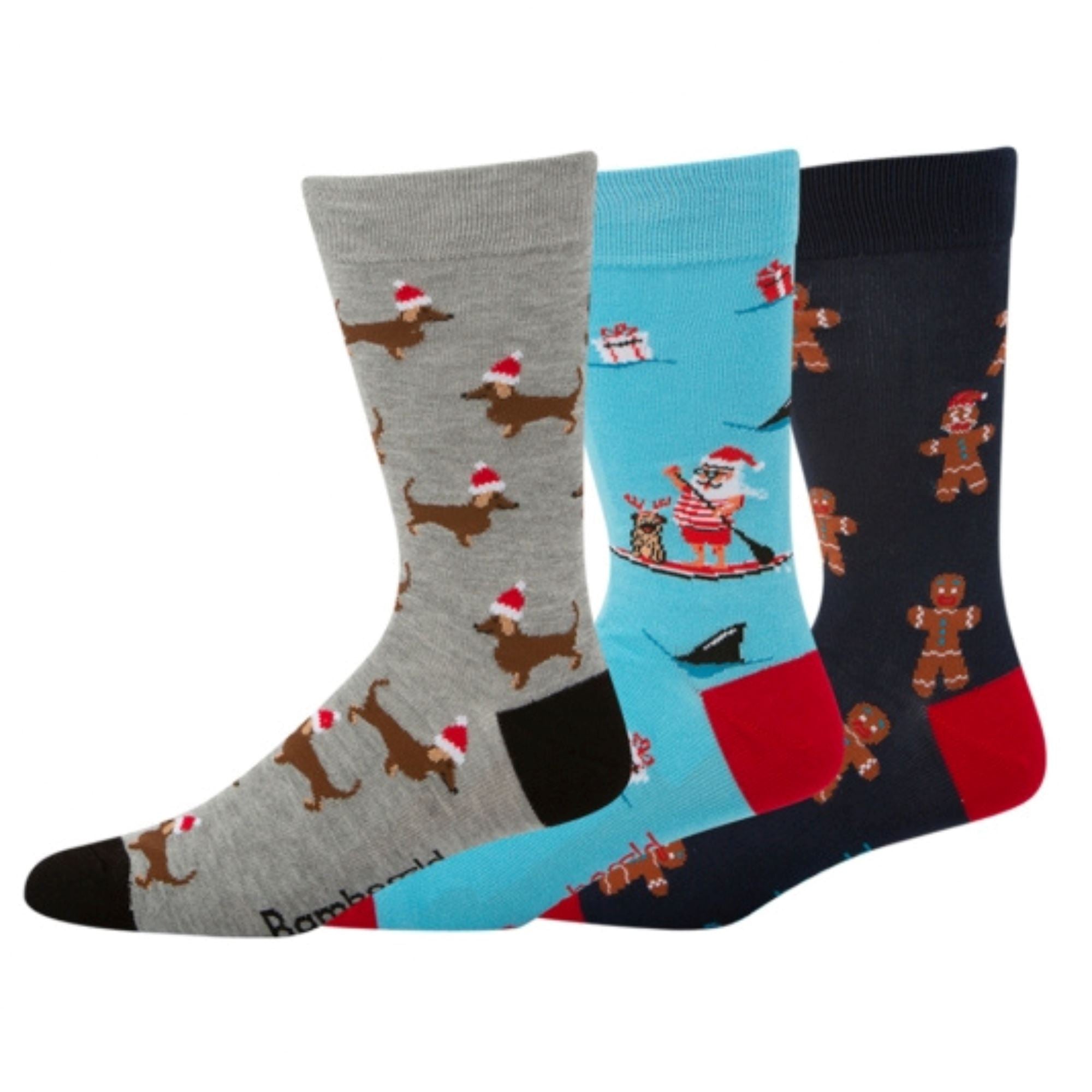 Men's Chrissy Cheer 3pk Gift Box Socks Bamboozld Default 