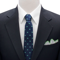 Yoda Dot Star Wars Navy Tie