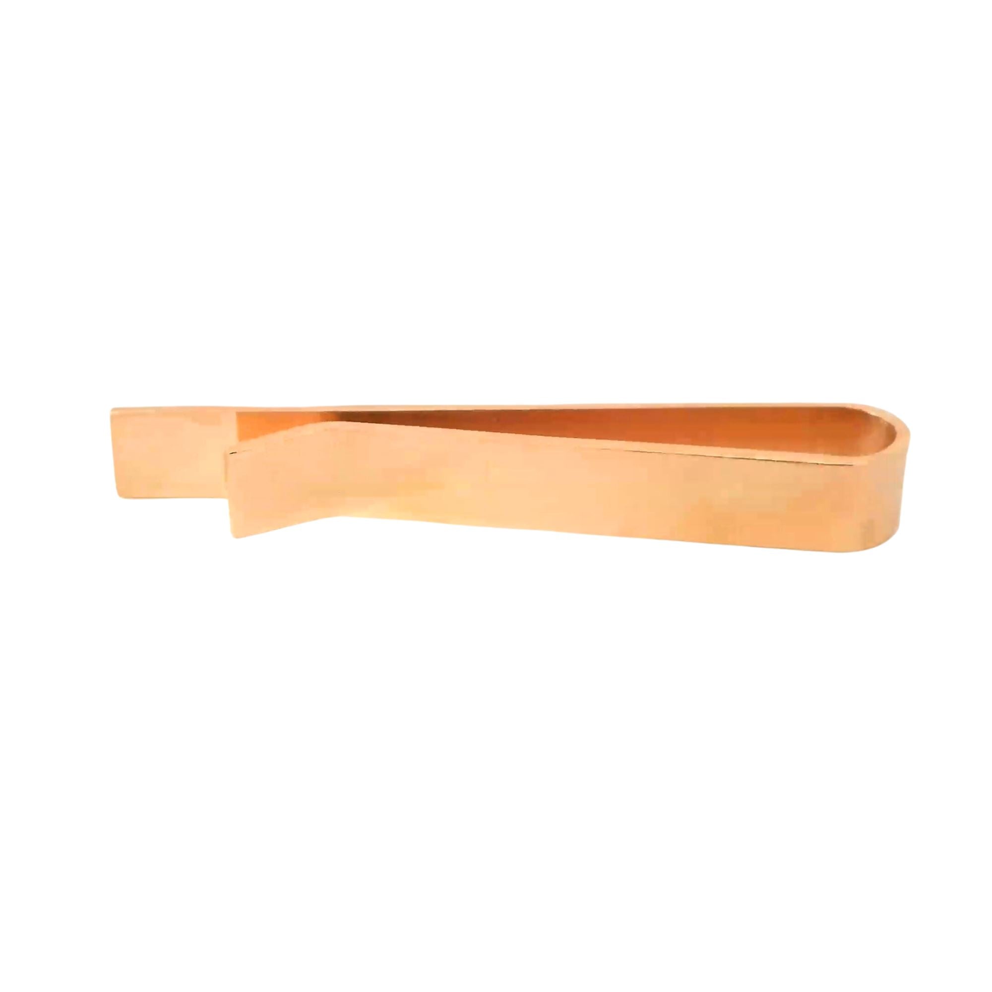 Shiny Rose Gold Tie Bar 50mm Tie Bars Clinks Australia 