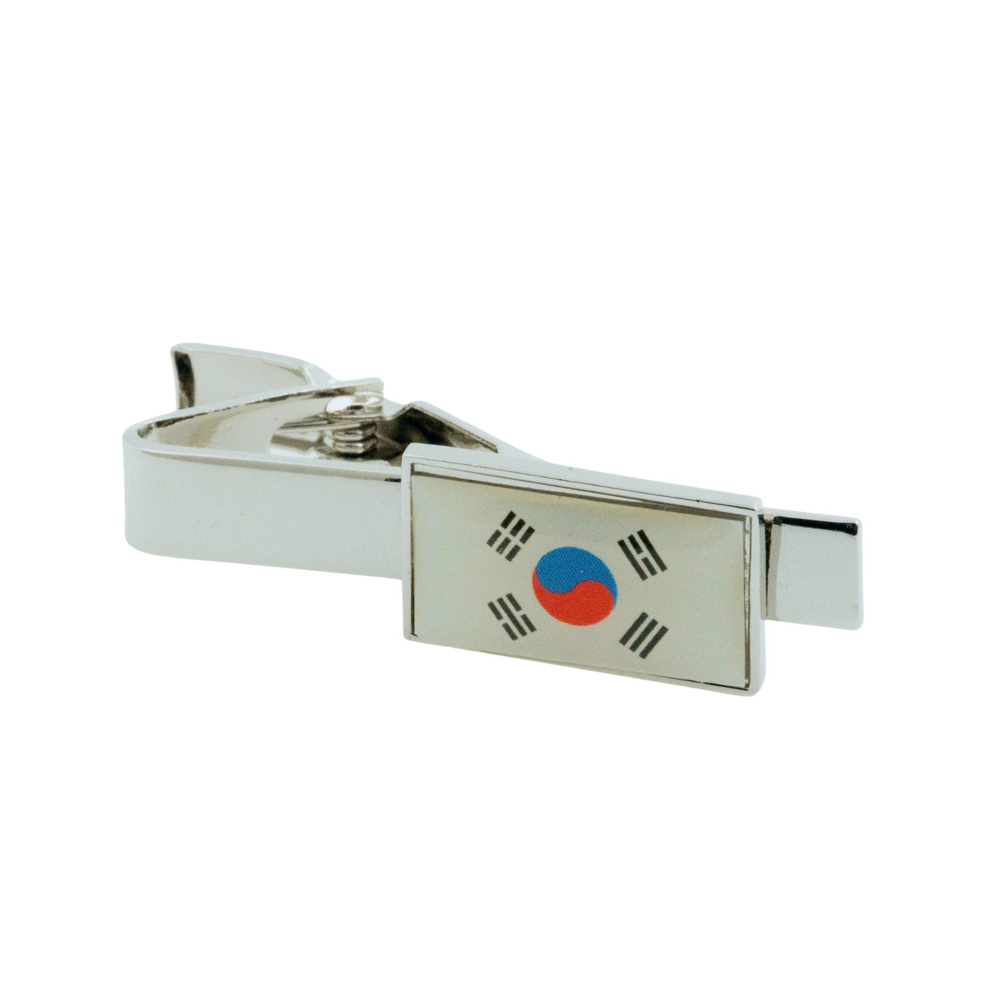 Flag of South Korea Tie Clip Tie Clips Clinks 