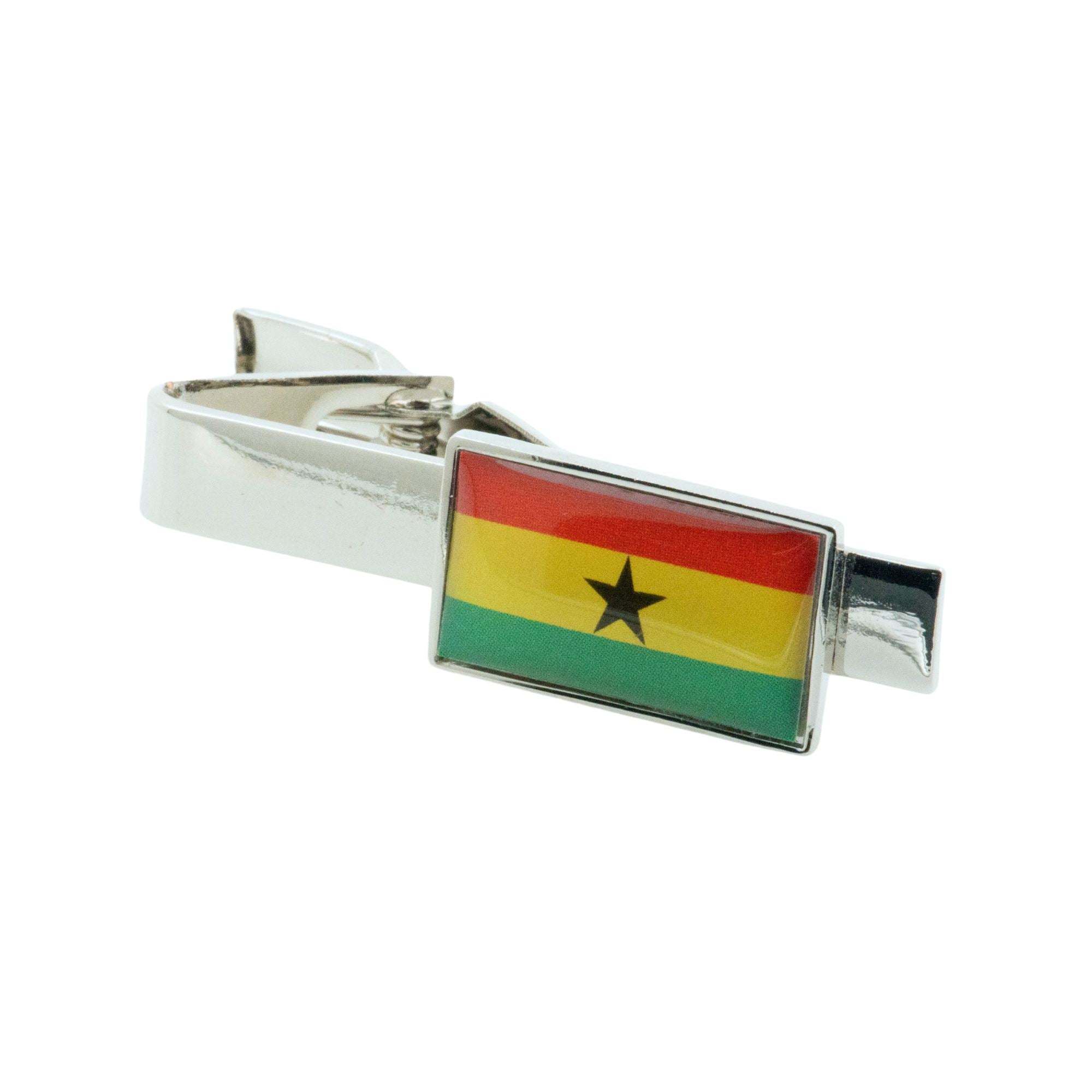 Flag of Ghana Tie Clip Tie Clips Clinks 