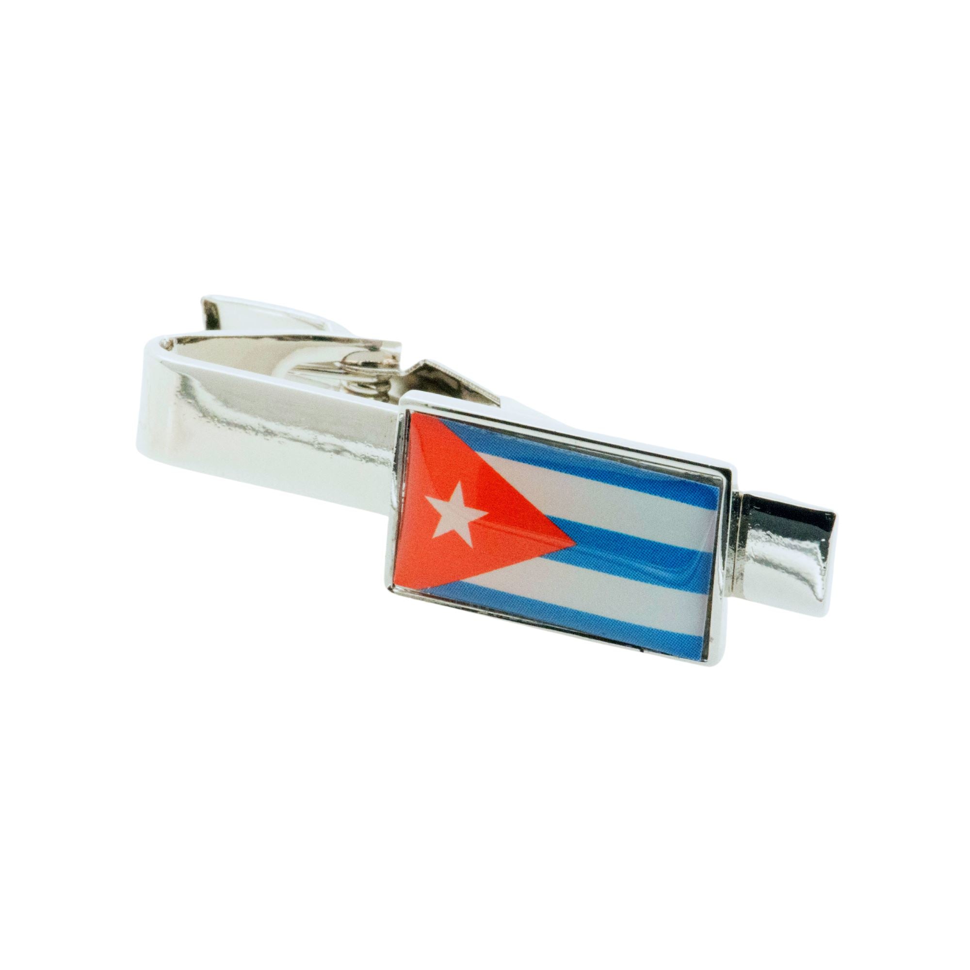 Flag of Cuba Tie Clip Tie Clips Clinks 