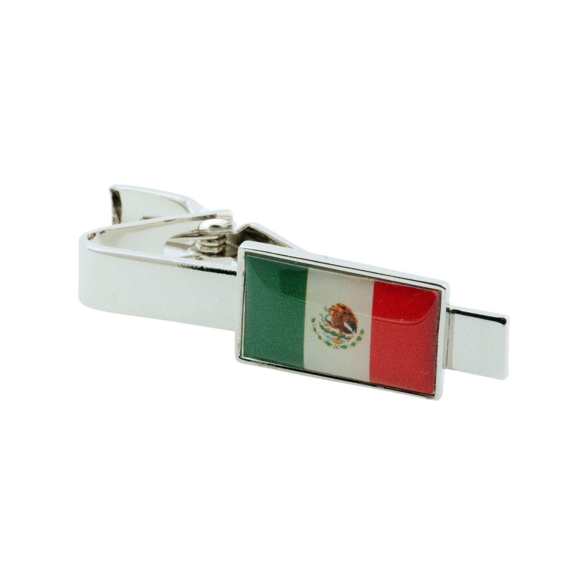 Flag of Mexico Tie Clip Tie Clips Clinks 