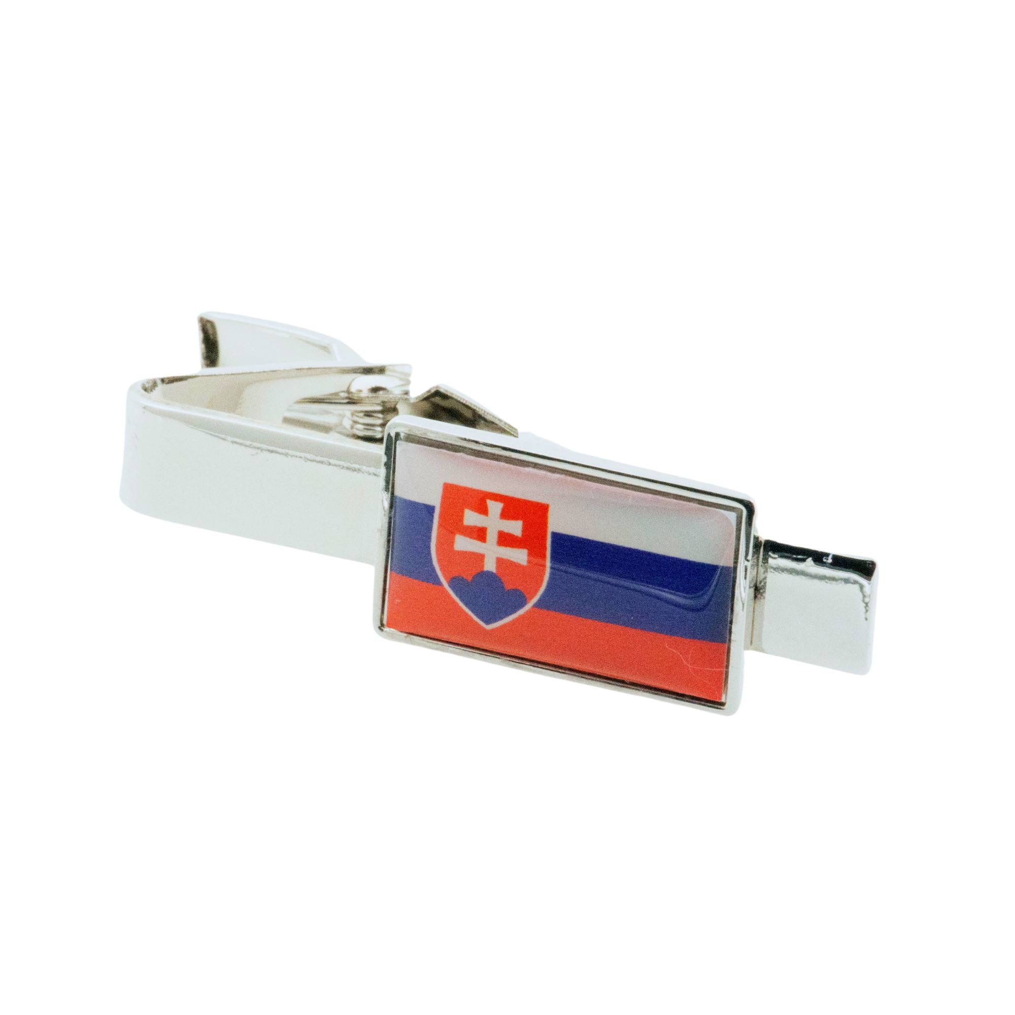 Flag of Slovakia Tie Clip Tie Clips Clinks 