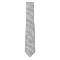 Silver Textured Tie