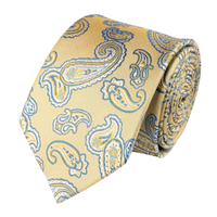 Lemon Silk Paisley Tie