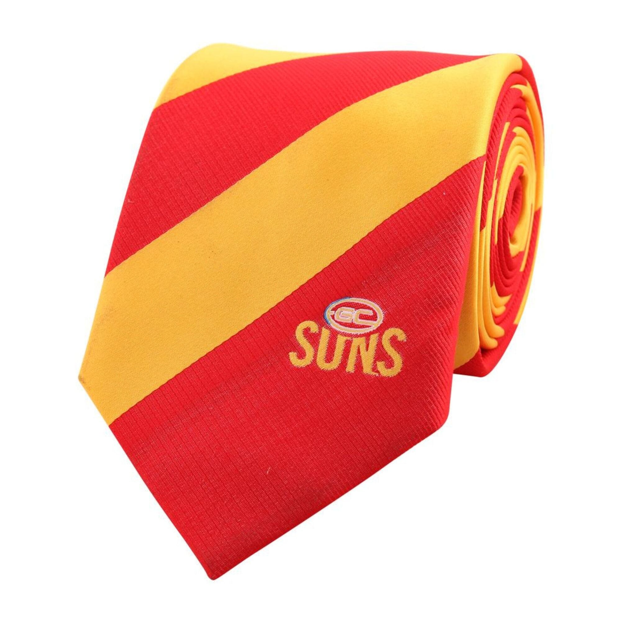 Gold Coast Suns AFL Microfibre Tie Ties AFL Default 