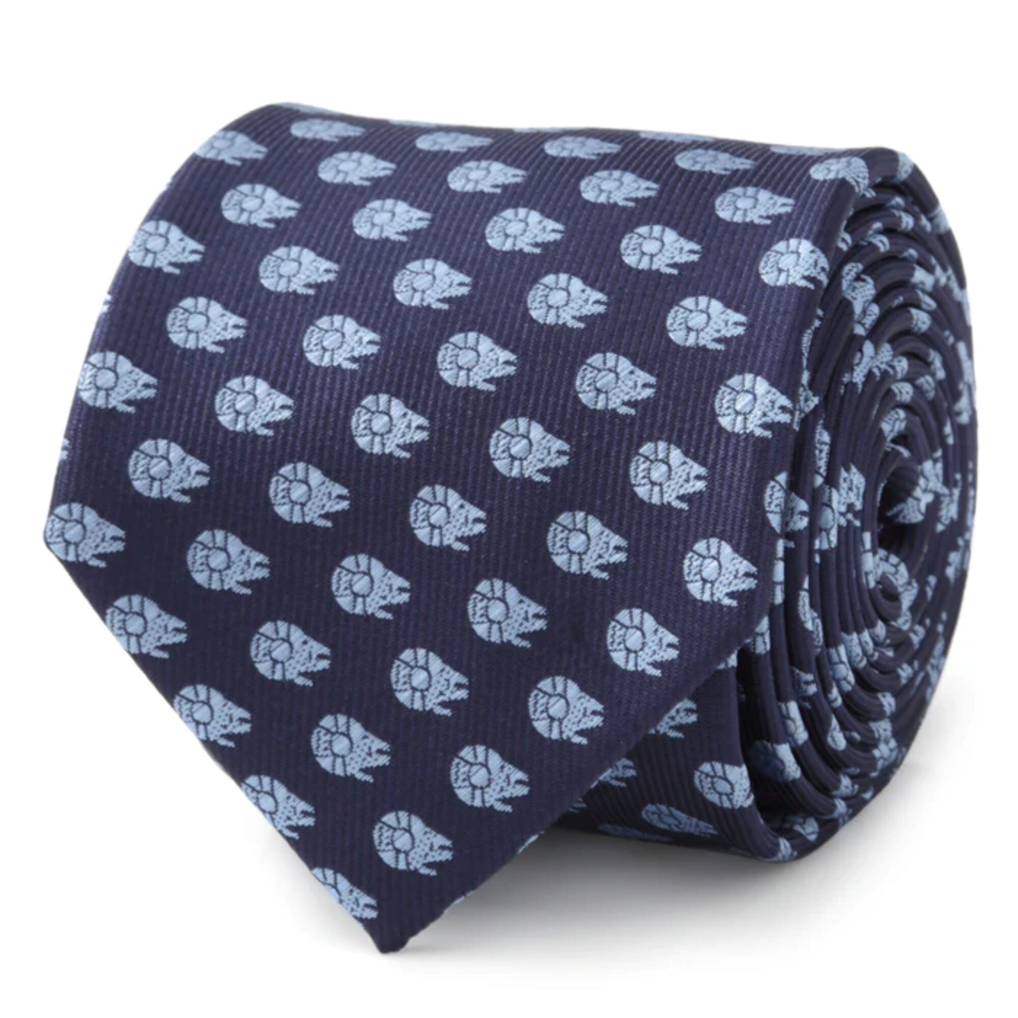 Star Wars Millennium Falcon Blue Tonal Mens Tie Ties Star Wars 