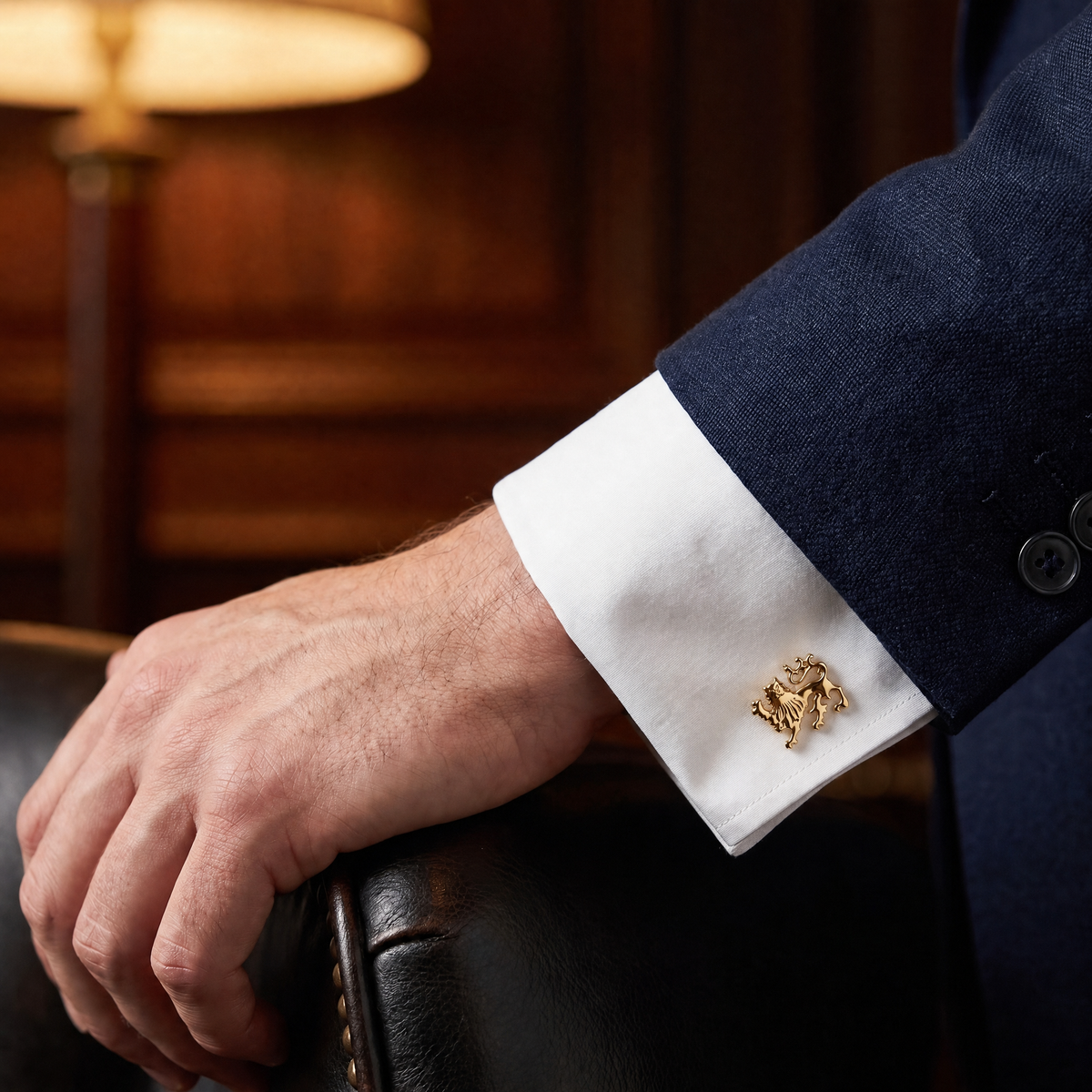 Lion Crest Cufflinks