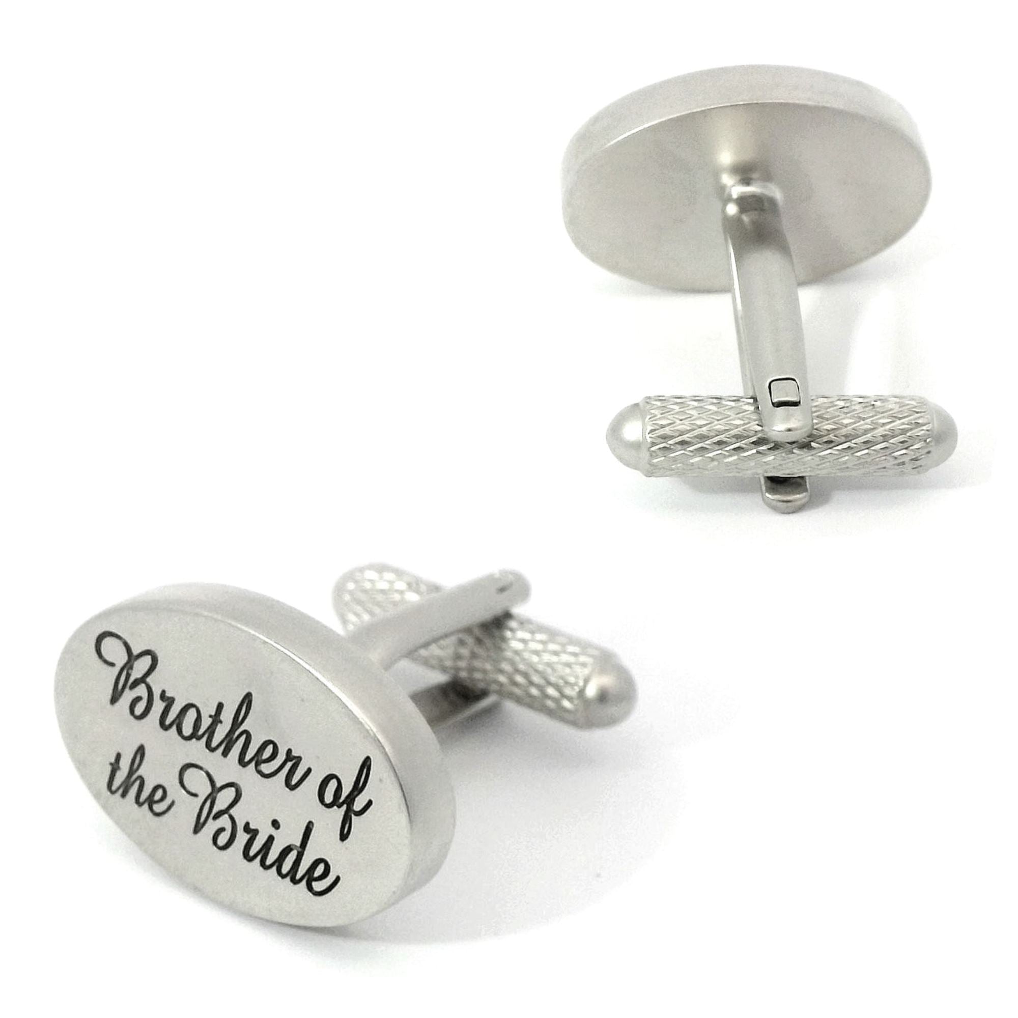 Brother of the Bride Script Wedding Cufflinks Wedding Cufflinks Clinks Australia 
