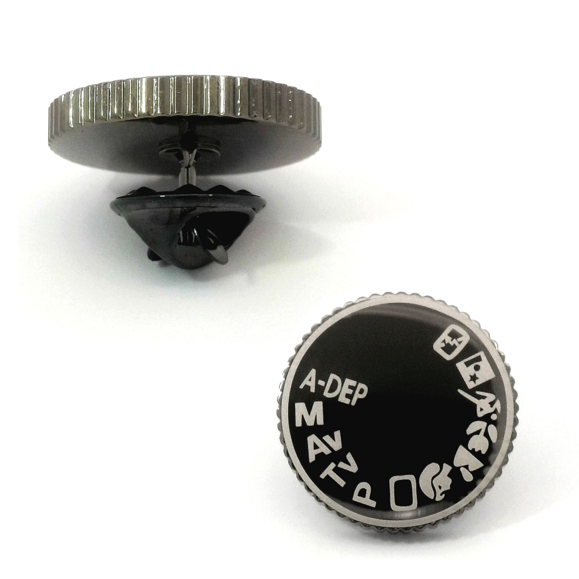 Camera Dial Lapel Badge Novelty Cufflinks Clinks Australia 