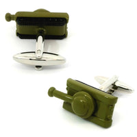 Camouflage Tank Cufflinks Novelty Cufflinks Clinks Australia