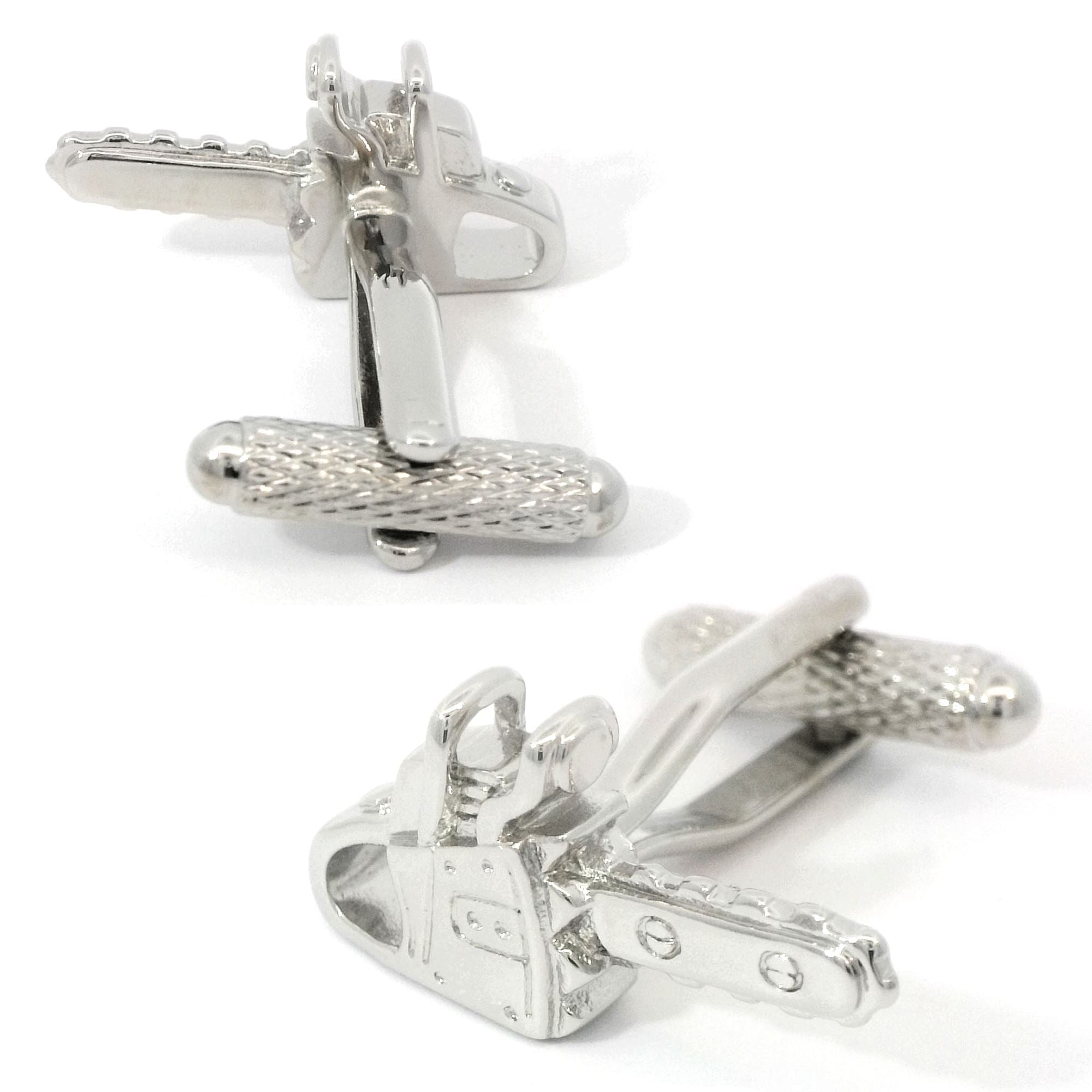 Chainsaw Cufflinks Novelty Cufflinks Clinks Australia 