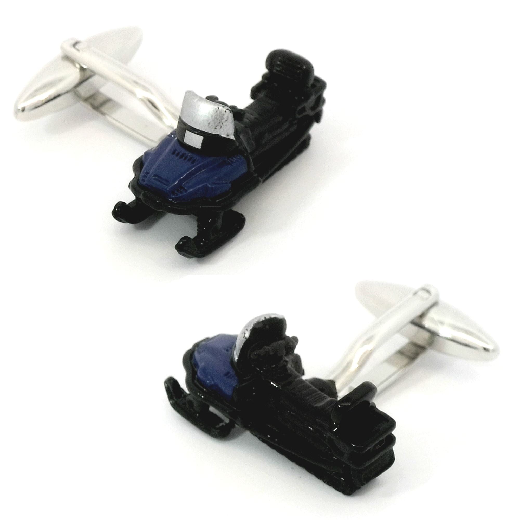 Coloured Snowmobile Cufflinks Novelty Cufflinks Clinks Australia Coloured Snowmobile Cufflinks 