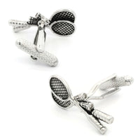 Crossed Badminton Racquets Cufflinks Novelty Cufflinks Clinks Australia