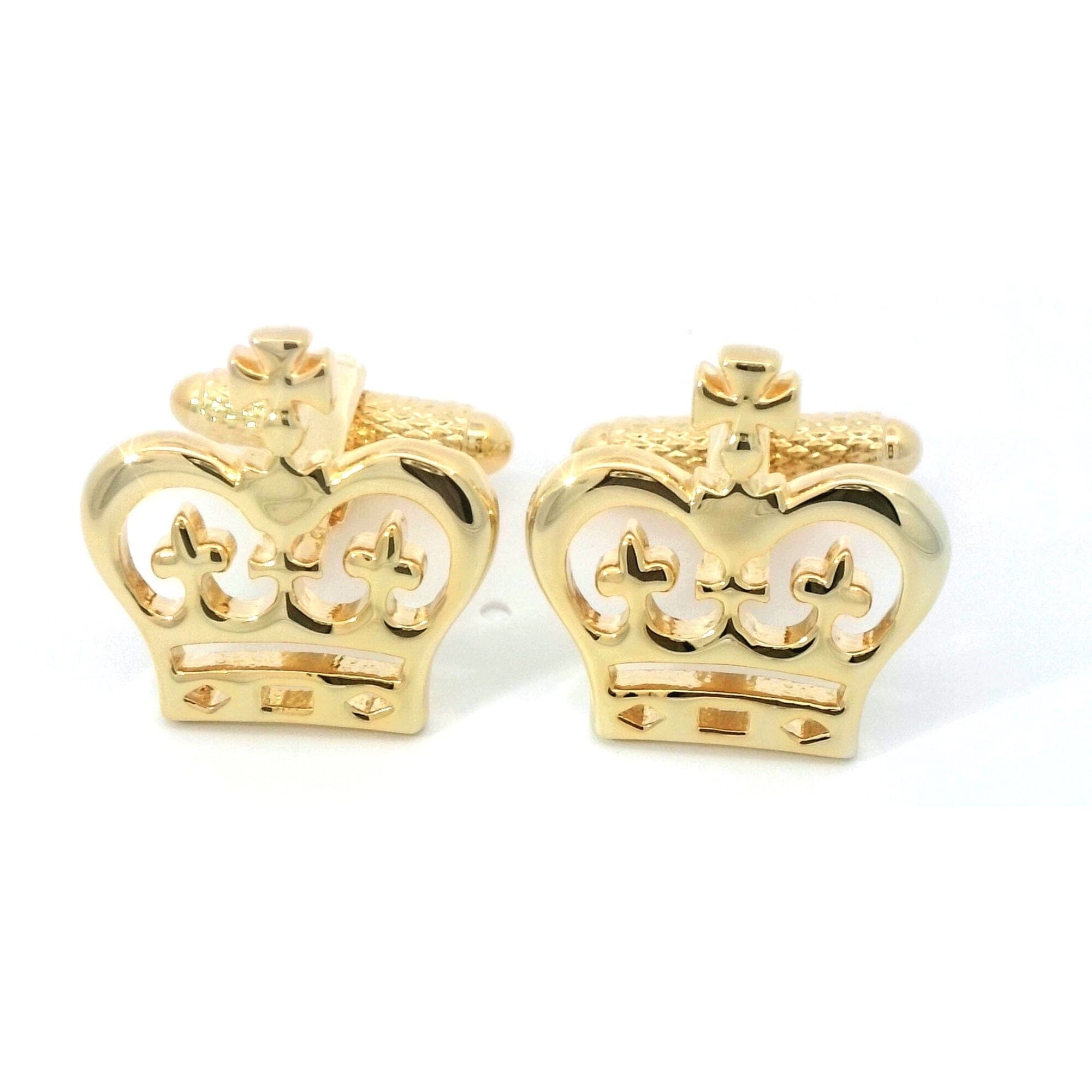 Crown Gold Cufflinks Novelty Cufflinks Clinks Australia 