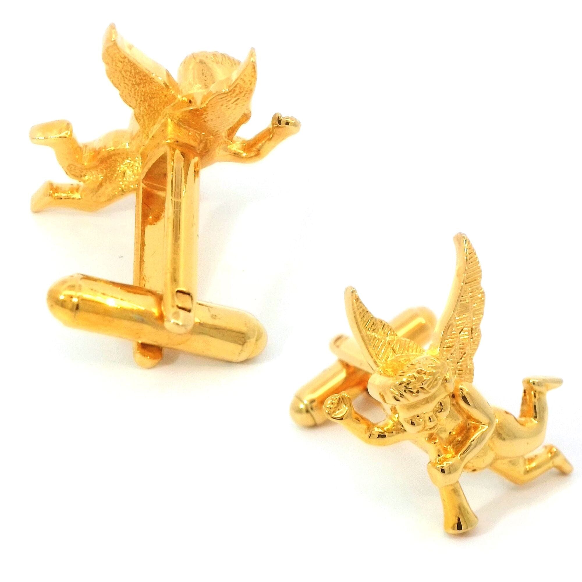 Cupid Gold Cufflinks Novelty Cufflinks Clinks Australia 
