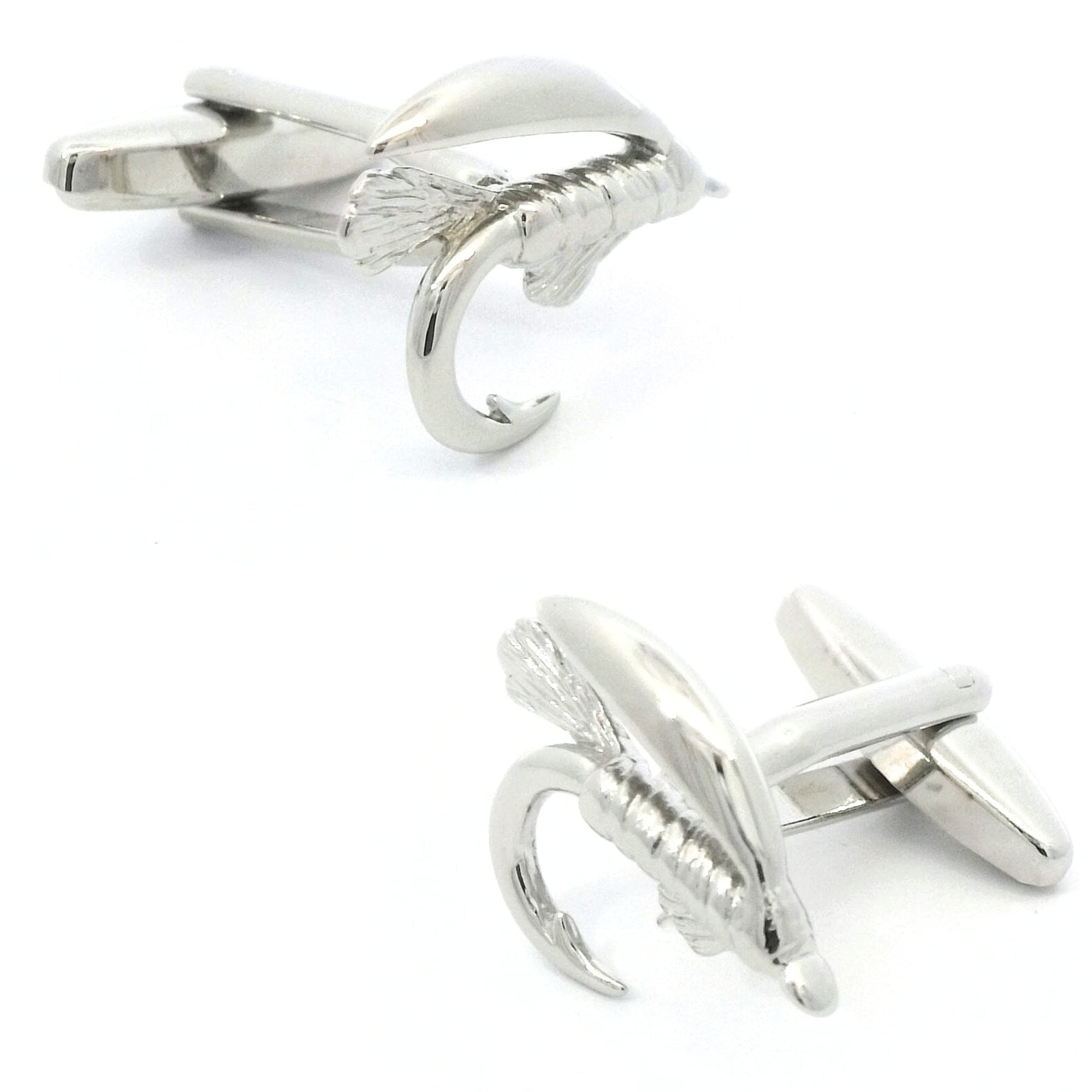 Fly Fishing Hook Cufflinks