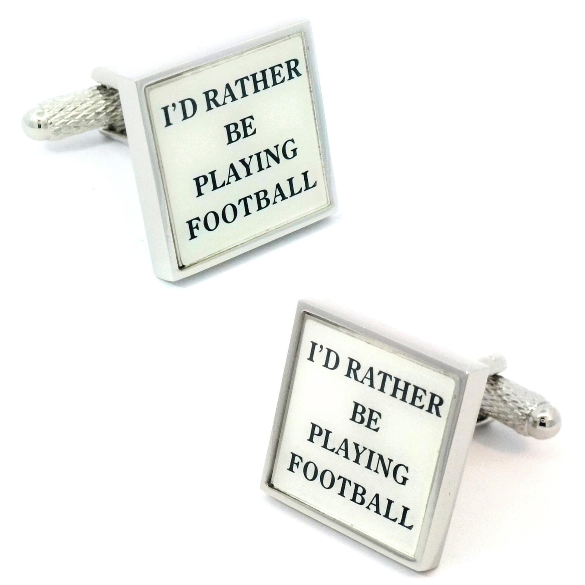 I'd rather be Playing Football Cufflinks