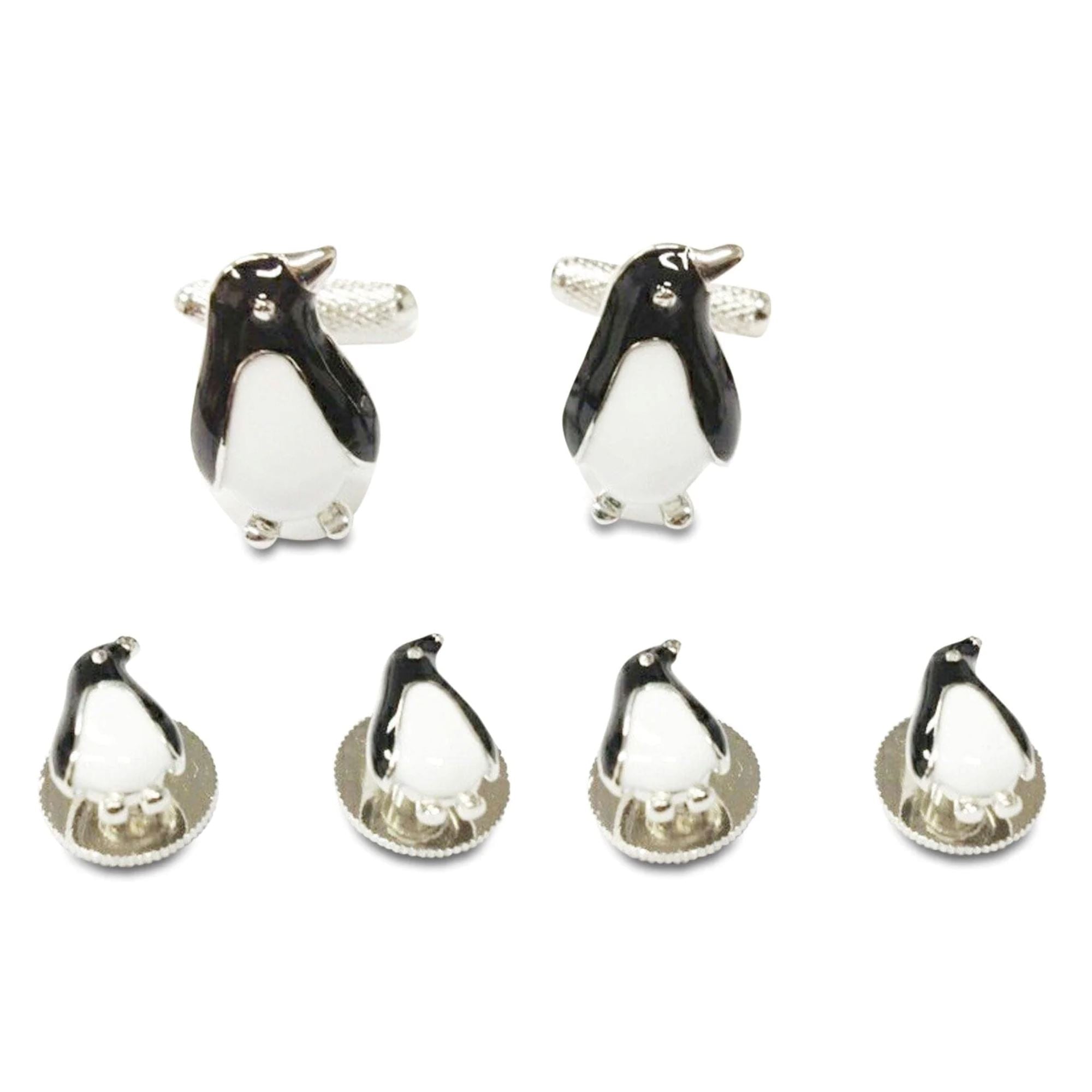 Penguin Suit Stud & Cufflink Set Stud Sets Clinks Australia 