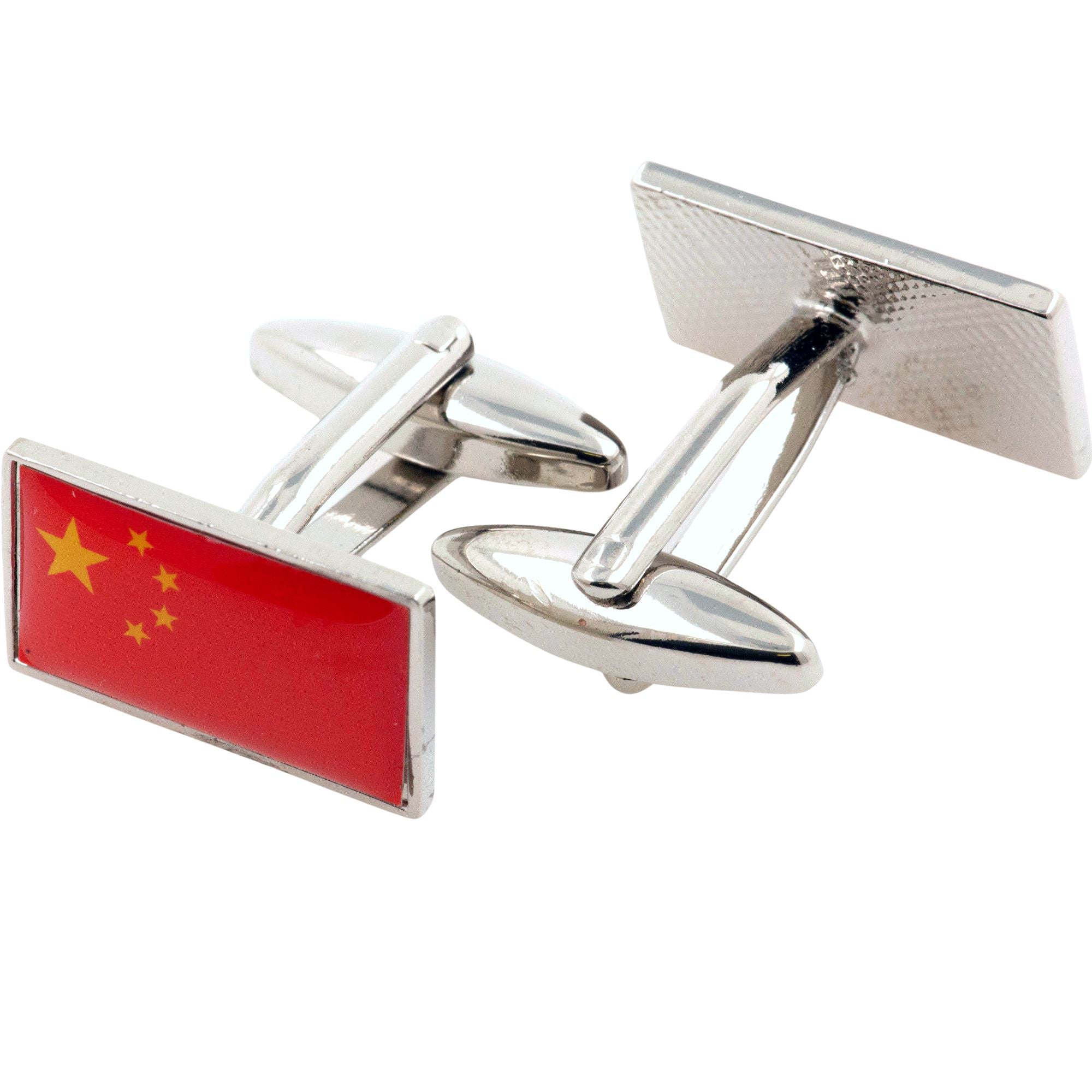 Flag of China Cufflinks Novelty Cufflinks Clinks 