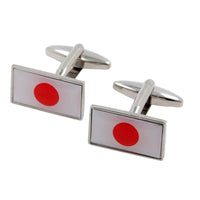 Flag of Japan Cufflinks Novelty Cufflinks Clinks