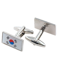 Flag of South Korea Cufflinks Novelty Cufflinks Clinks