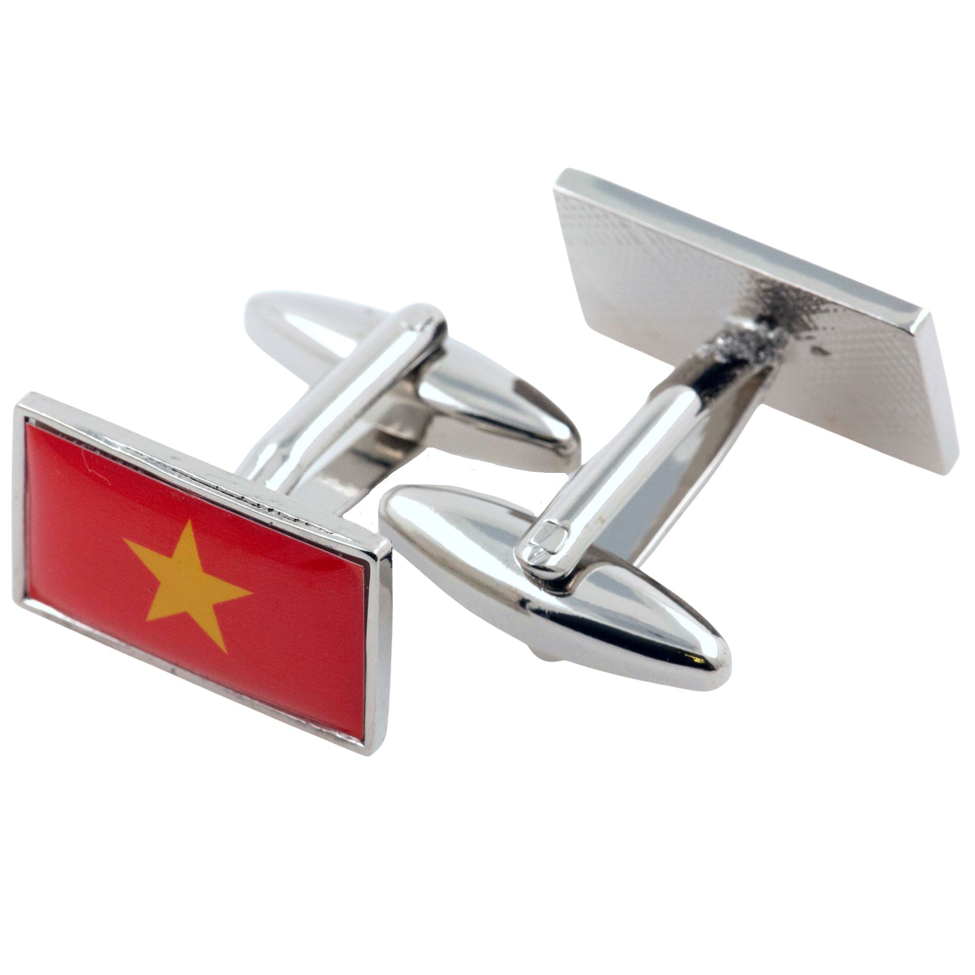 Flag of Vietnam Cufflinks Novelty Cufflinks Clinks 