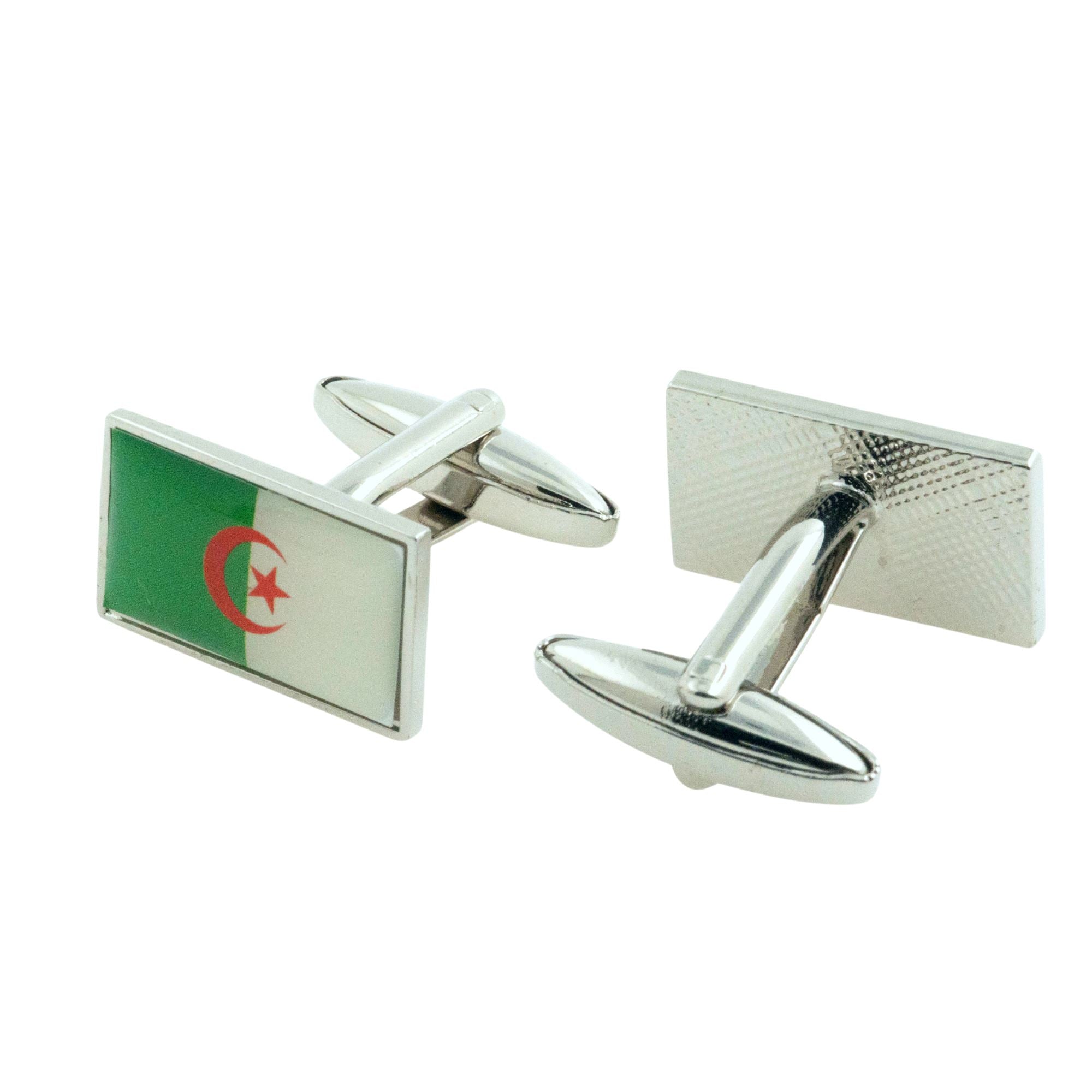 Flag of Algeria Cufflinks Novelty Cufflinks Clinks 