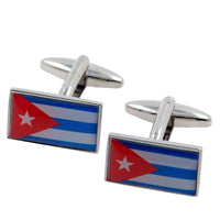 Flag of Cuba Cufflinks Novelty Cufflinks Clinks