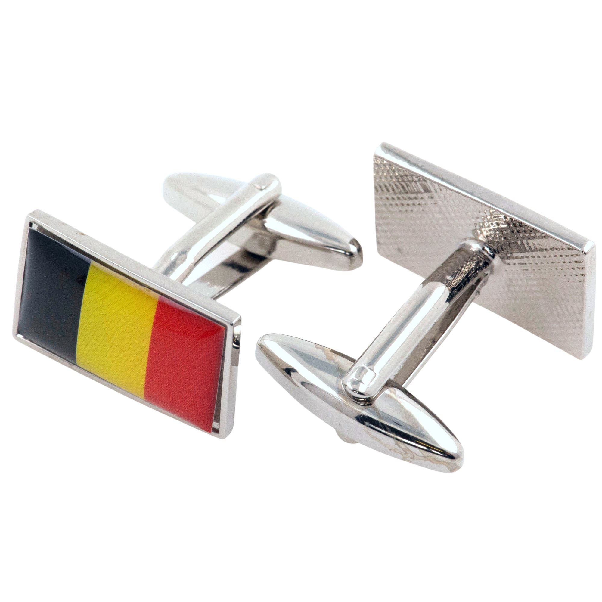 Flag of Belgium Cufflinks Novelty Cufflinks Clinks 