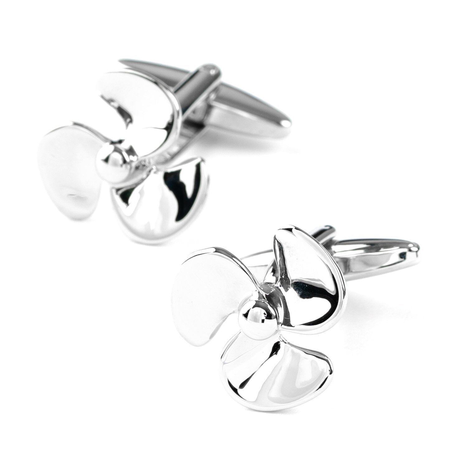 Silver Propeller Cufflinks Novelty Cufflinks Clinks Australia 