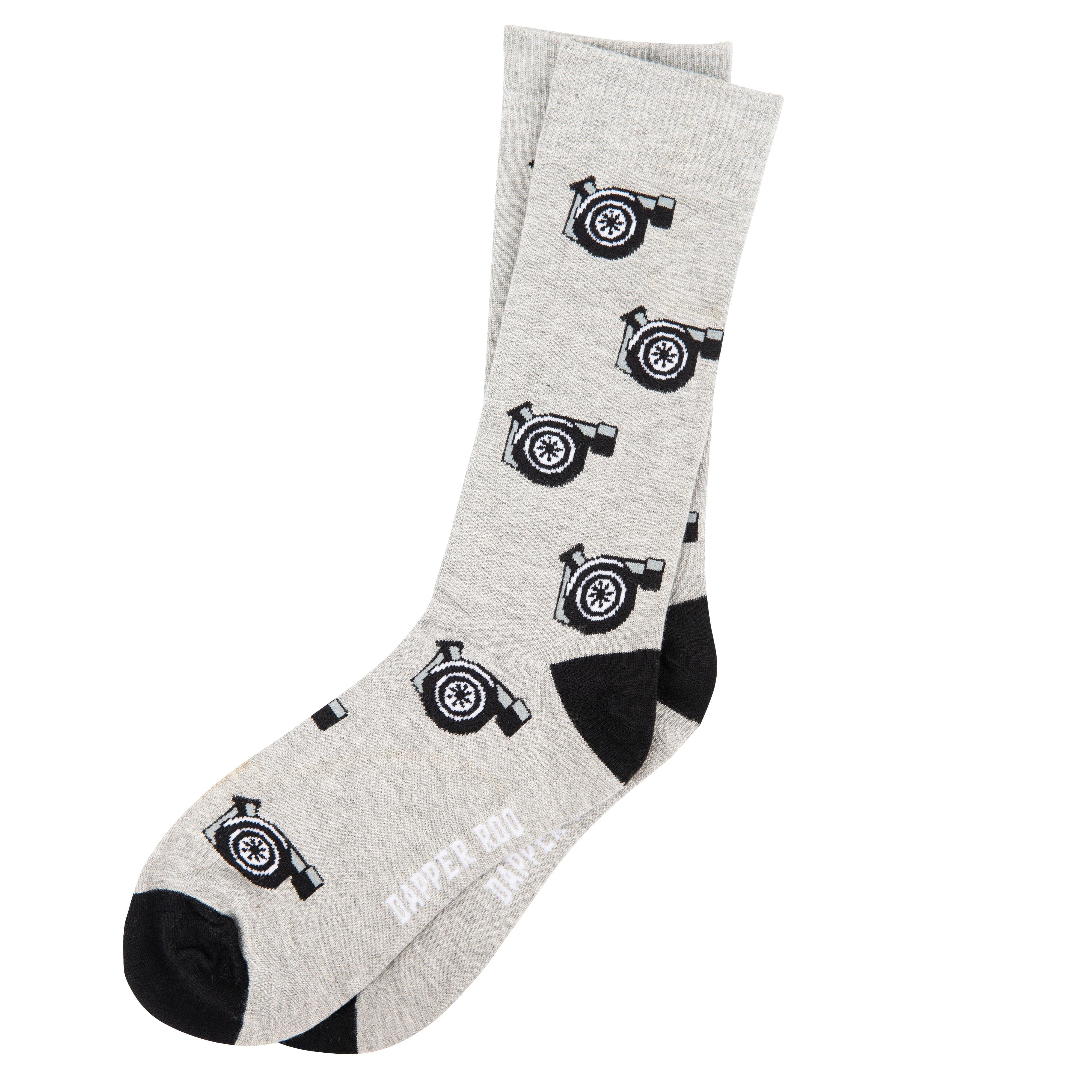 Crank it Turbocharger Bamboo Socks by Dapper Roo Socks Dapper Roo 