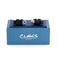 Black USB Cable Cufflinks Novelty Cufflinks Clinks Australia